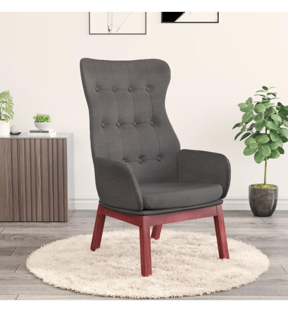 Relaxsessel Dunkelgrau Stoff
