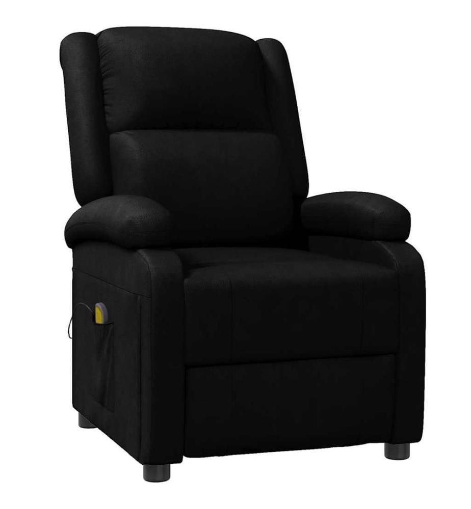 Massagesessel Schwarz Kunstleder
