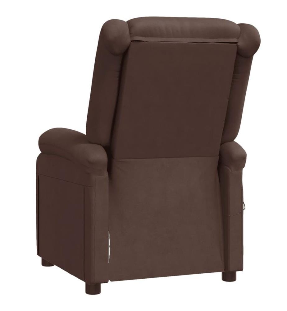 Massagesessel Braun Kunstleder