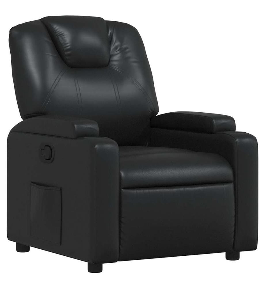 Relaxsessel Schwarz Kunstleder