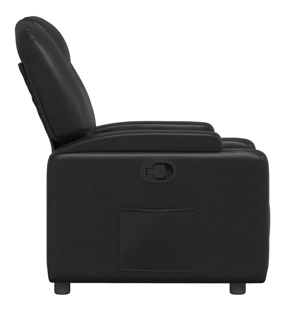 Relaxsessel Schwarz Kunstleder
