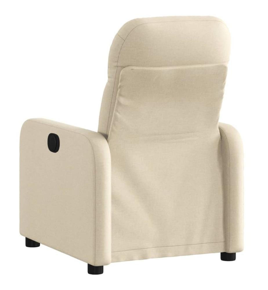 Fauteuil inclinable Crème Tissu