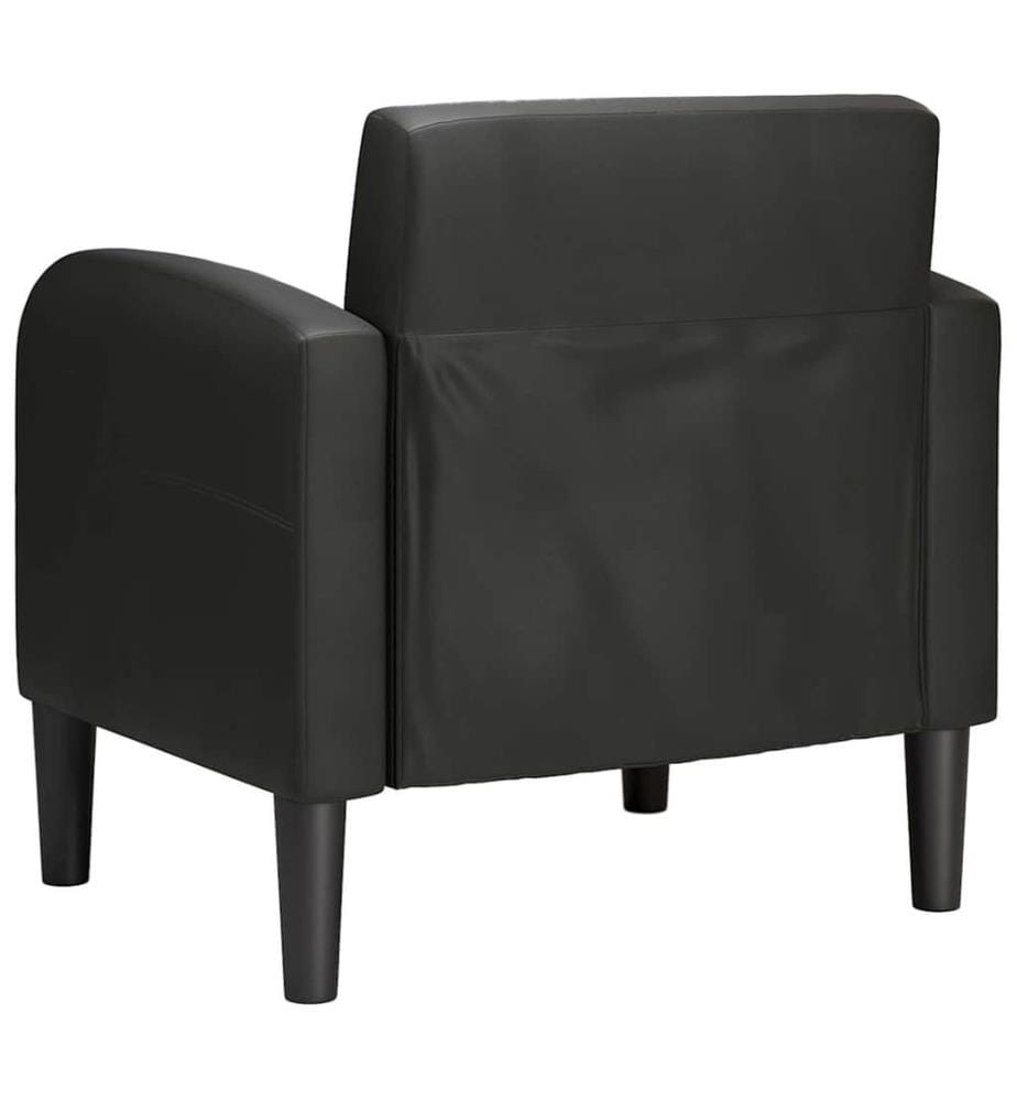 Sessel mit Armlehnen Schwarz 54 cm Kunstleder