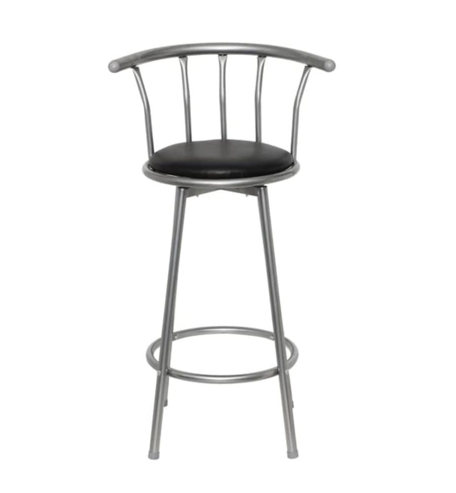 Barhocker 2 Stk. Schwarz Kunstleder