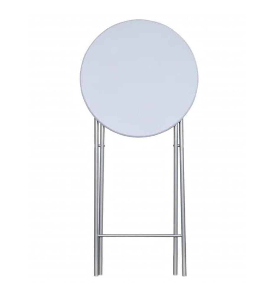 Stehtische 4 Stk. mit MDF Tischplatte Weiss