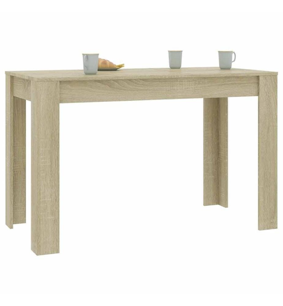 Table à manger Chêne sonoma 120x60x76 cm Bois d'ingénierie