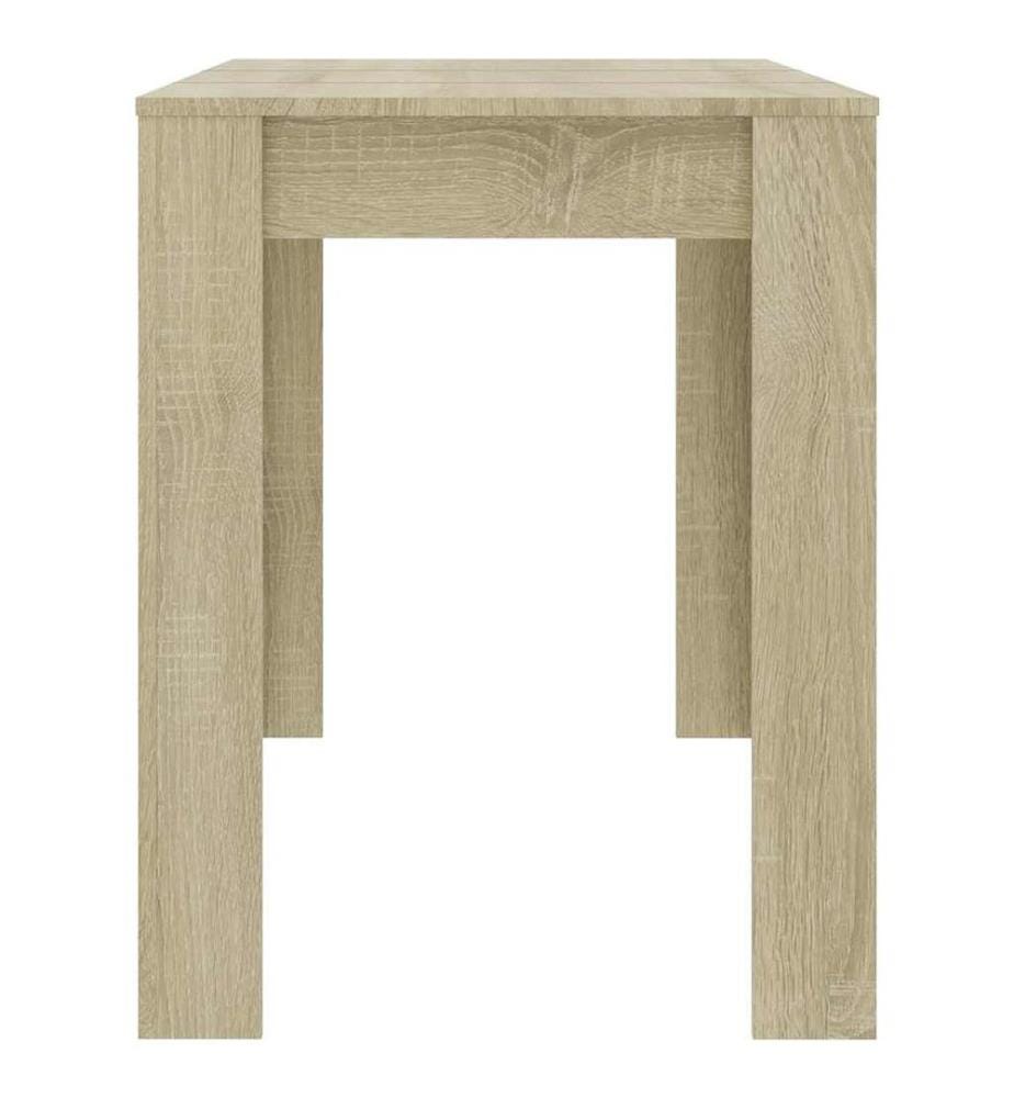Table à manger Chêne sonoma 120x60x76 cm Bois d'ingénierie