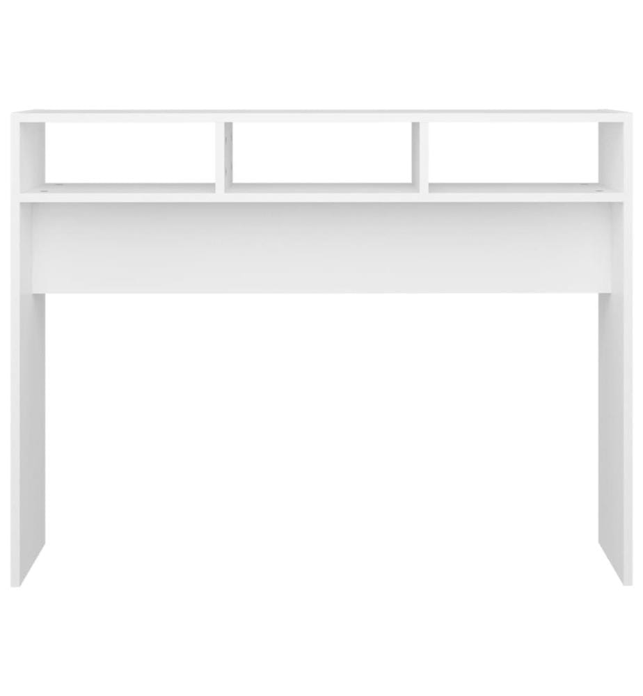 Konsolentisch Weiss 105x30x80 cm Holzwerkstoff