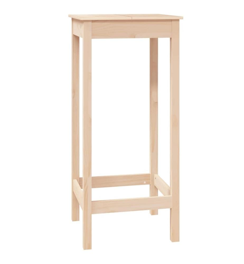 Bartisch 50x50x110 cm Massivholz Kiefer