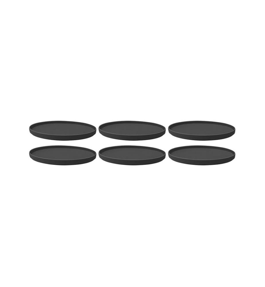 VILLEROY & BOCH - Speiseteller Iconic 6 Stück, Schwarz