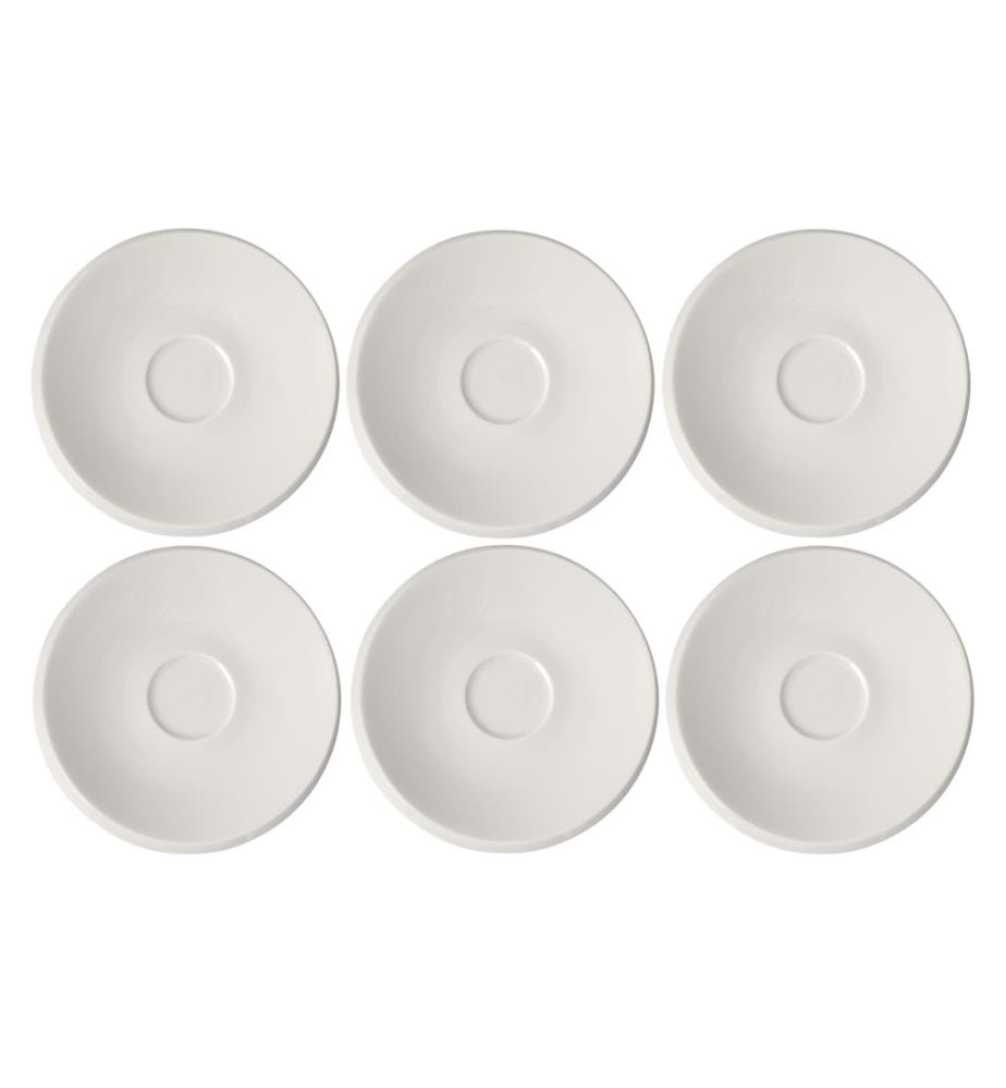 VILLEROY & BOCH - Soucoupe New Moon 6 Pièce/s, Blanc
