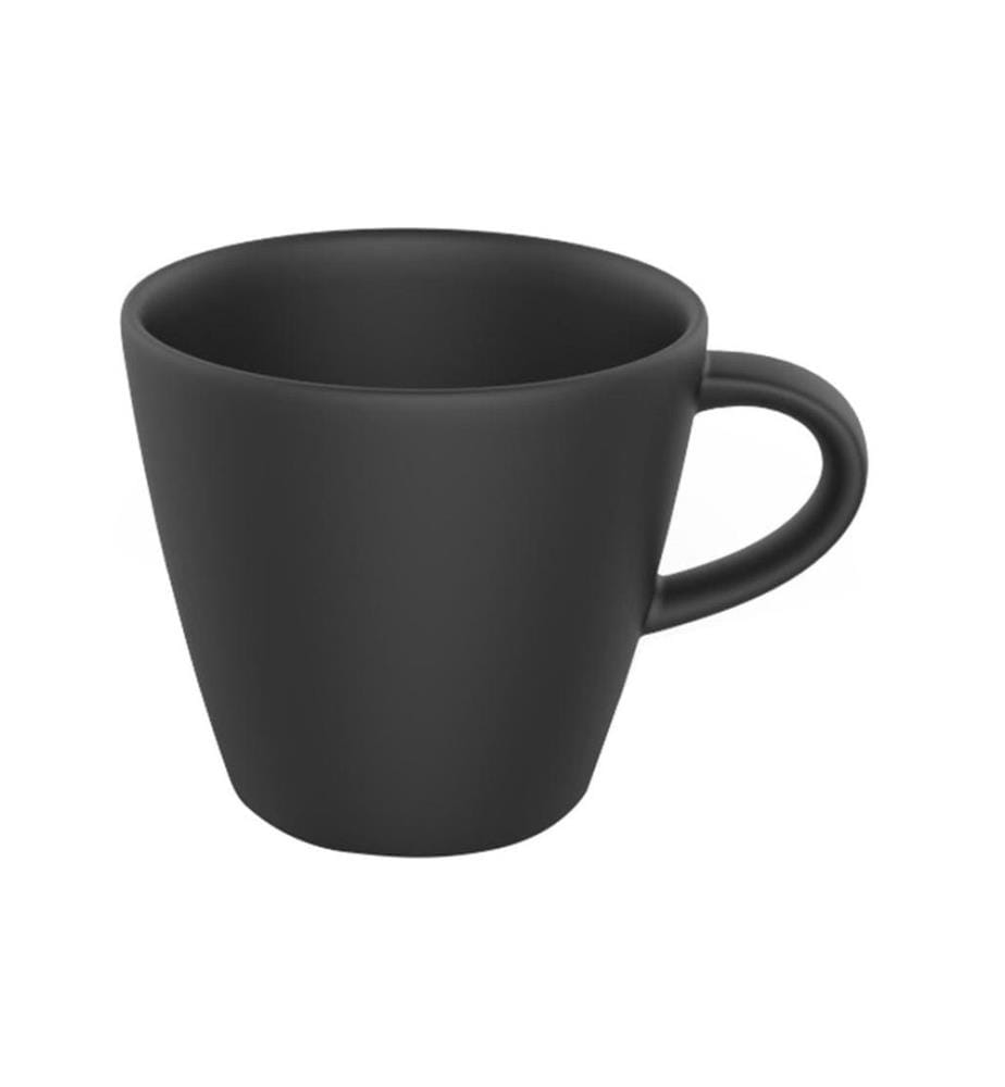VILLEROY & BOCH - Kaffeetasse Manufacture Rock 150 ml, 6 Stück, Schwarz