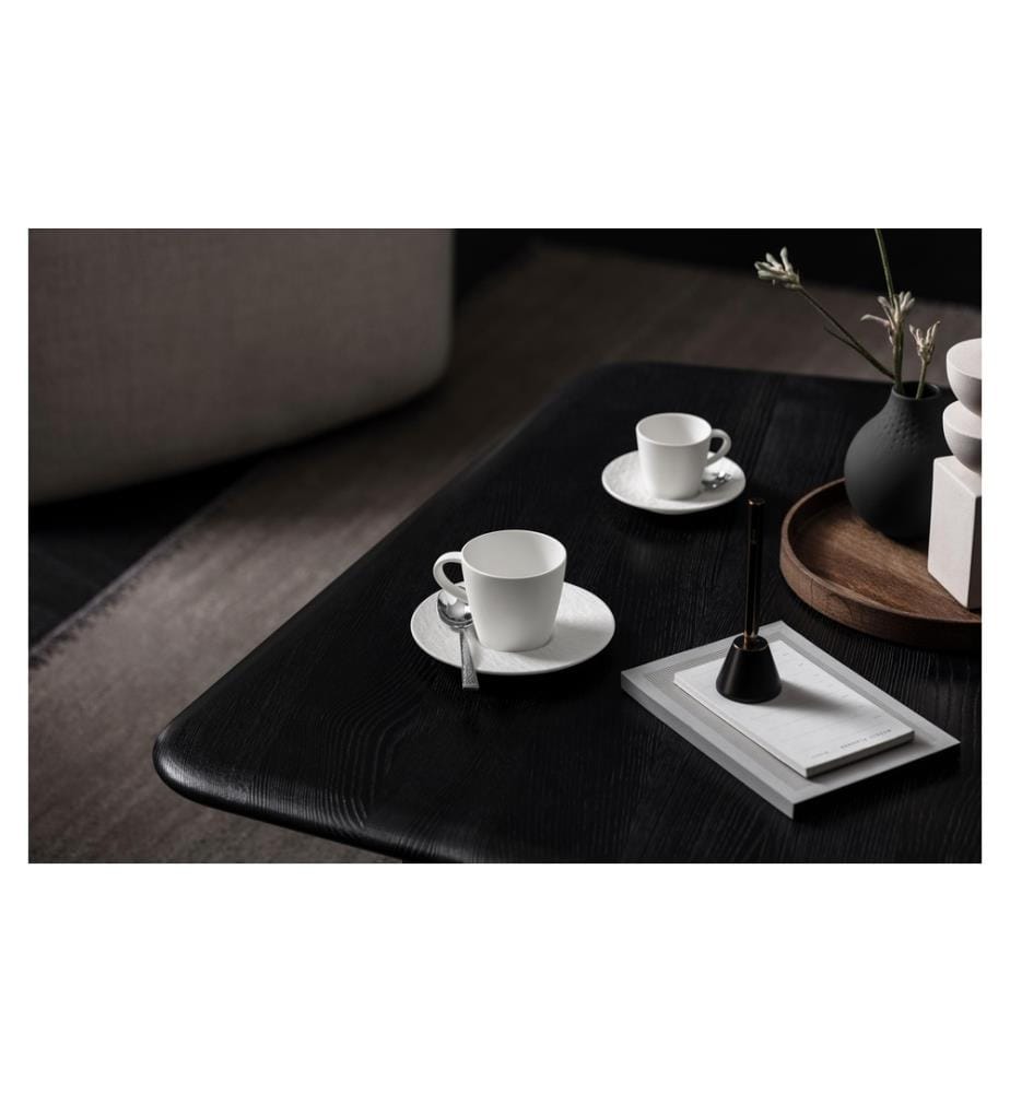 VILLEROY & BOCH - Tasse à café Manufacture Rock 220 ml, 6 Pièce/s, Crème/Blanc