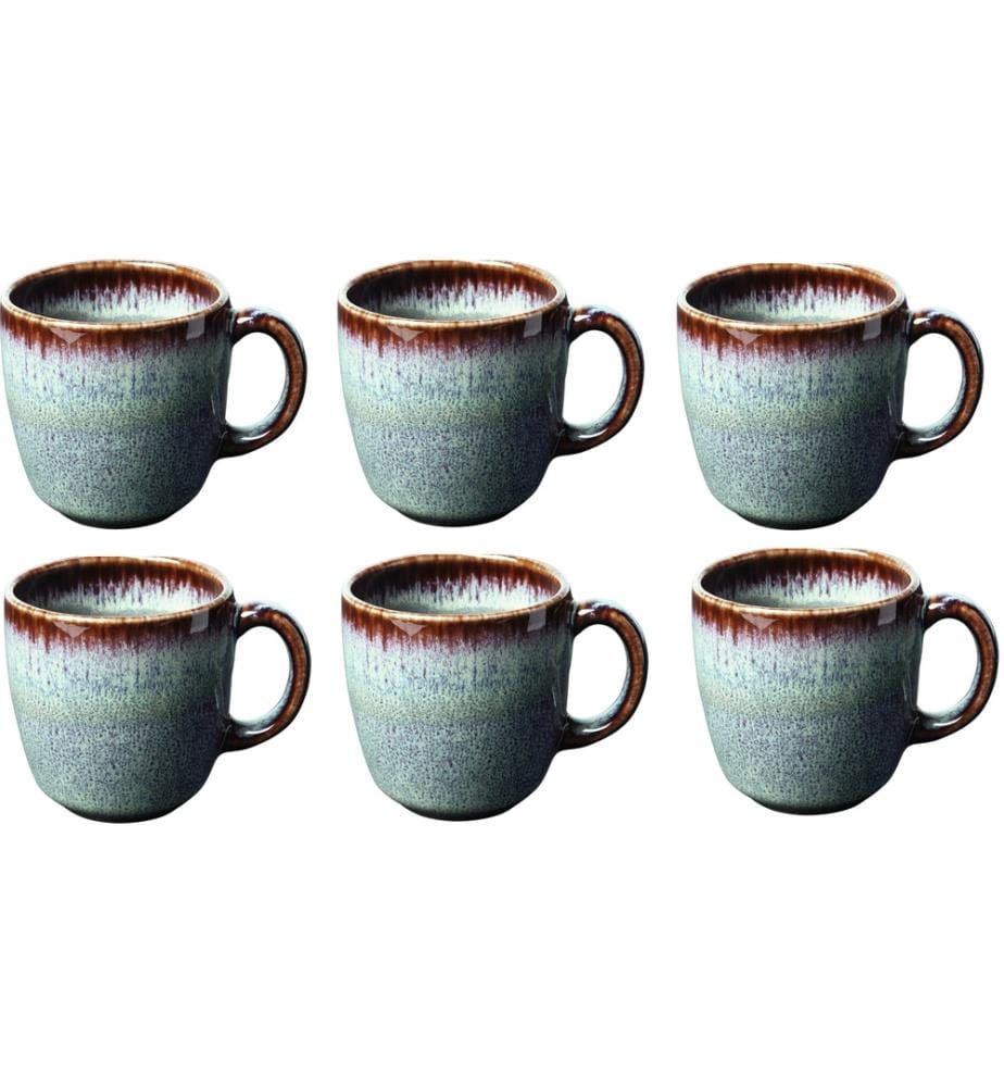 VILLEROY & BOCH - Kaffeetasse Lave 190 ml, 6 Stück, Beige