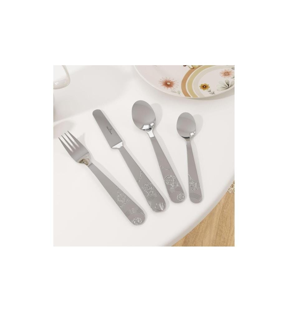 VILLEROY & BOCH - Kinderbesteckset Roar Lion 4-teilig, Silber