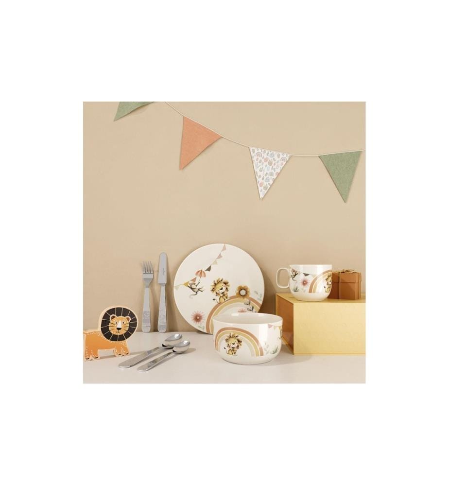 VILLEROY & BOCH - Kinderbesteckset Roar Lion 4-teilig, Silber