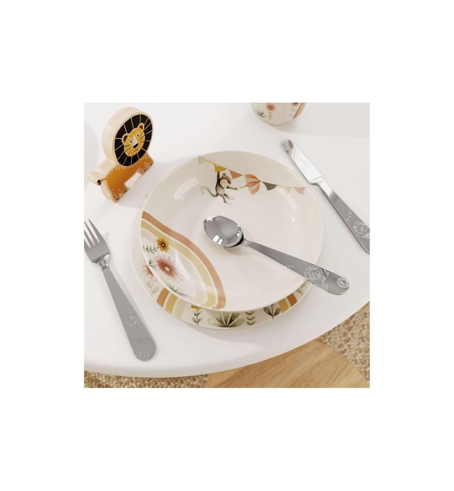 VILLEROY & BOCH - Kinderbesteckset Roar Lion 4-teilig, Silber