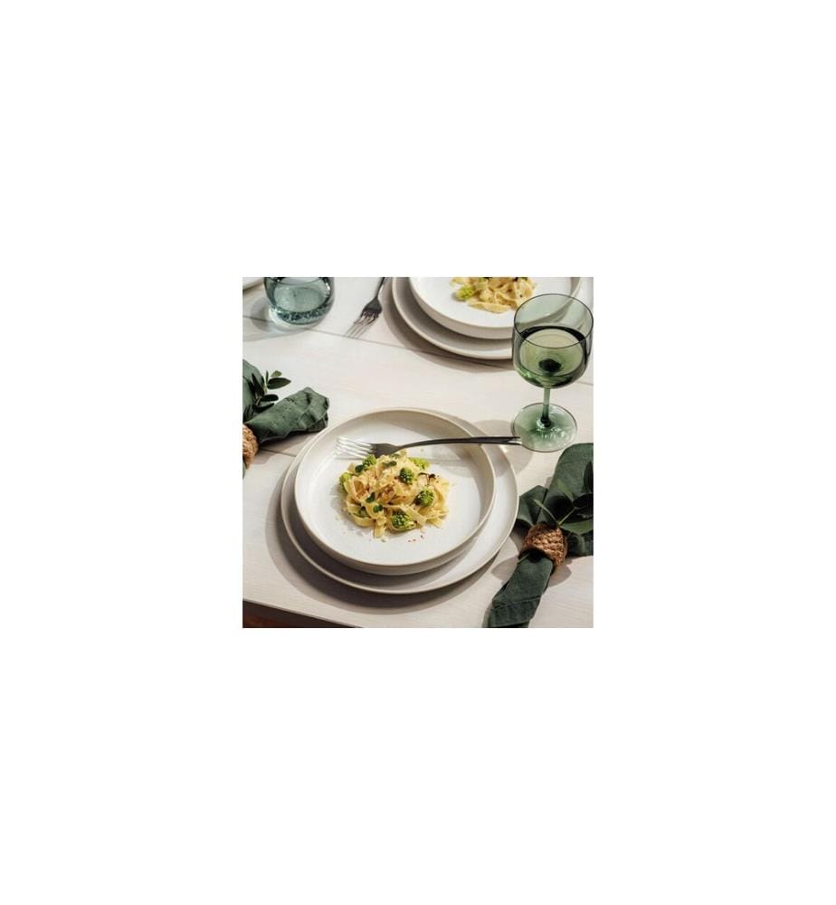 VILLEROY & BOCH - Assiette non décorative Crafted Cotton Ø 26 cm, 6 Pièce/s,Blanc