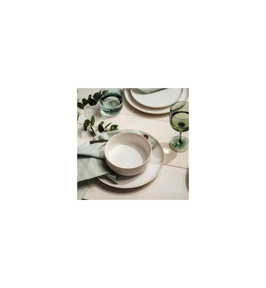VILLEROY & BOCH - Assiette non décorative Crafted Cotton Ø 26 cm, 6 Pièce/s,Blanc