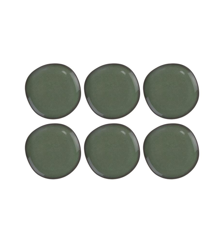 VILLEROY & BOCH - Assiette non décorative Lave 6 Pièce/s, Vert