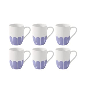VILLEROY & BOCH - Tasse à anse Fleur 290 ml, 6 Pièce/s, Bleu