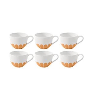 VILLEROY & BOCH - Tasse à café Fleur 160 ml, 6 Pièce/s, Jaune