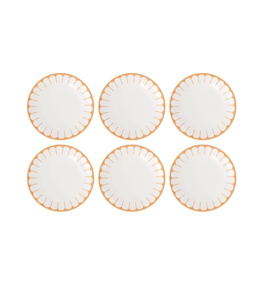 VILLEROY & BOCH - Speiseteller Fleur 6 Stück, Gelb