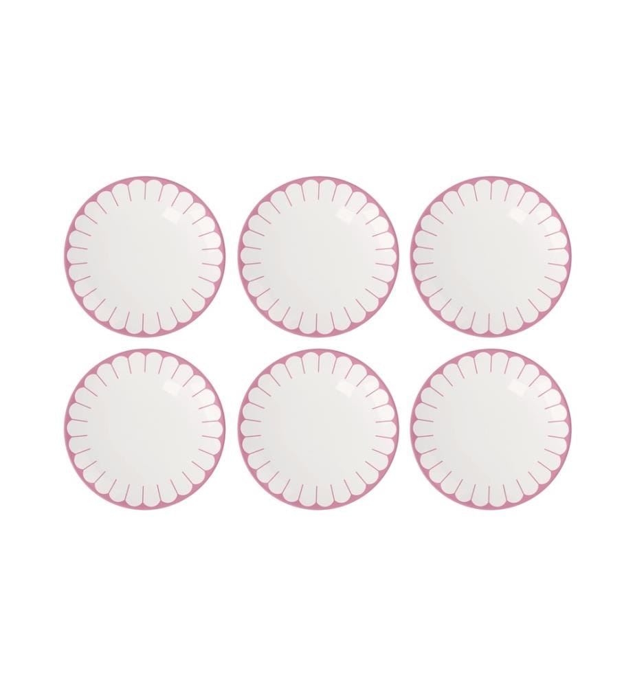 VILLEROY & BOCH - Frühstücks- & Dessertteller Fleur 6 Stück, Rosa
