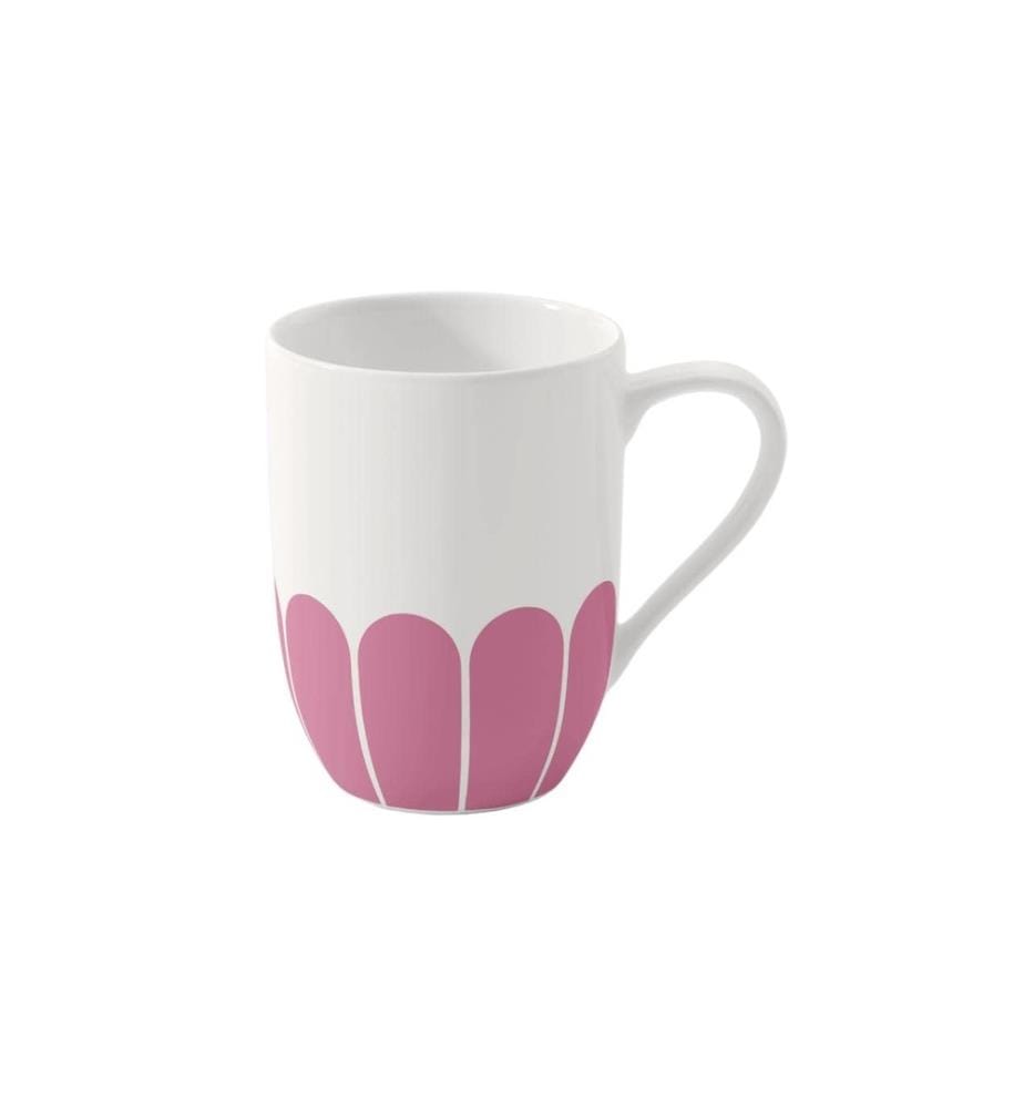 VILLEROY & BOCH - Henkelbecher Fleur 290 ml, 6 Stück, Rosa