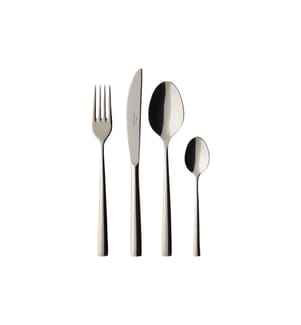 VILLEROY & BOCH - Kits de couverts Piemont Tafelbesteck 4 pièces, Argenté
