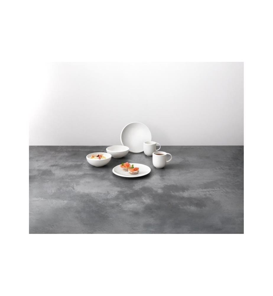 VILLEROY & BOCH - Set de petit déjeuner New Moon 6 pièces, Blanc