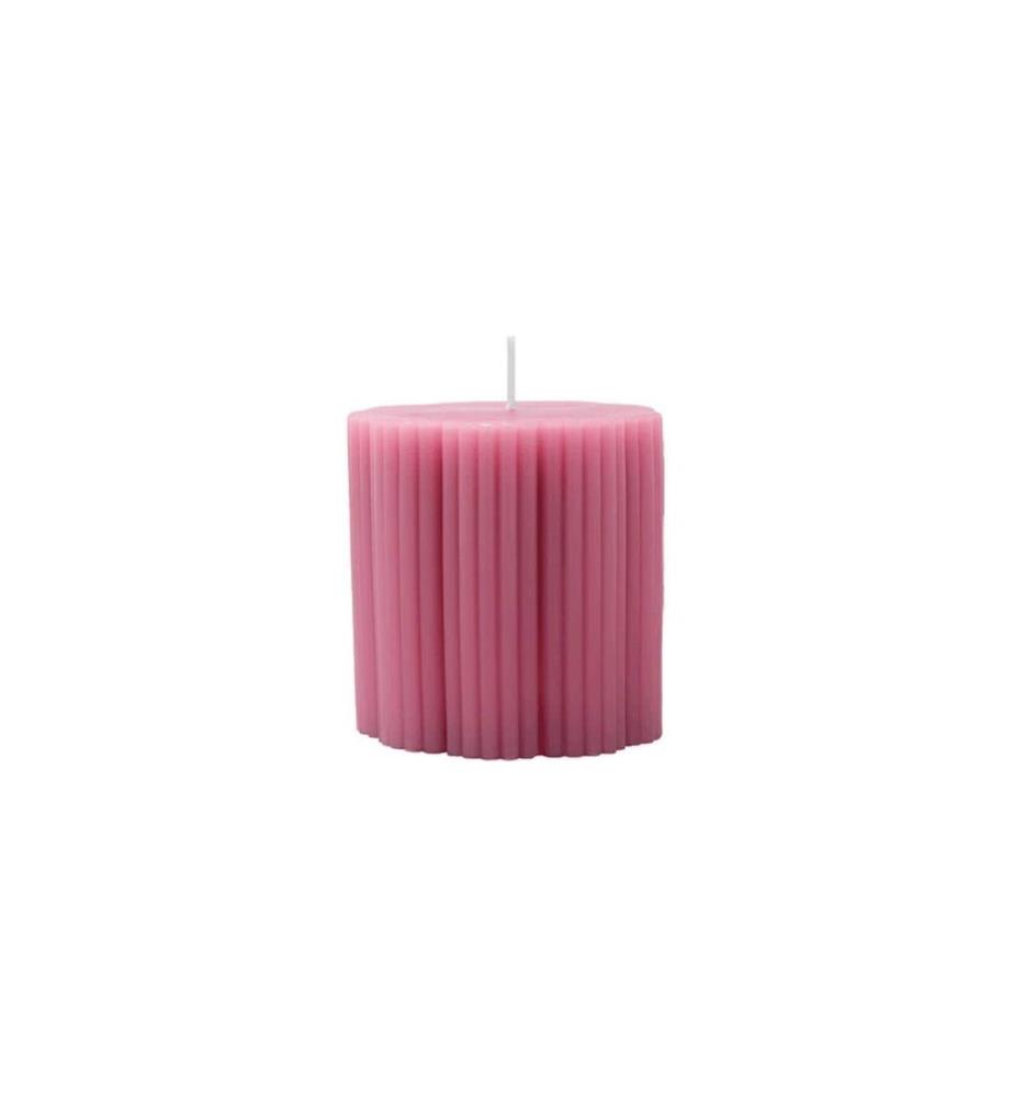 VILLEROY & BOCH - Fleur Stumpenkerzen 1 Stück, 7.5 cm, Rosa