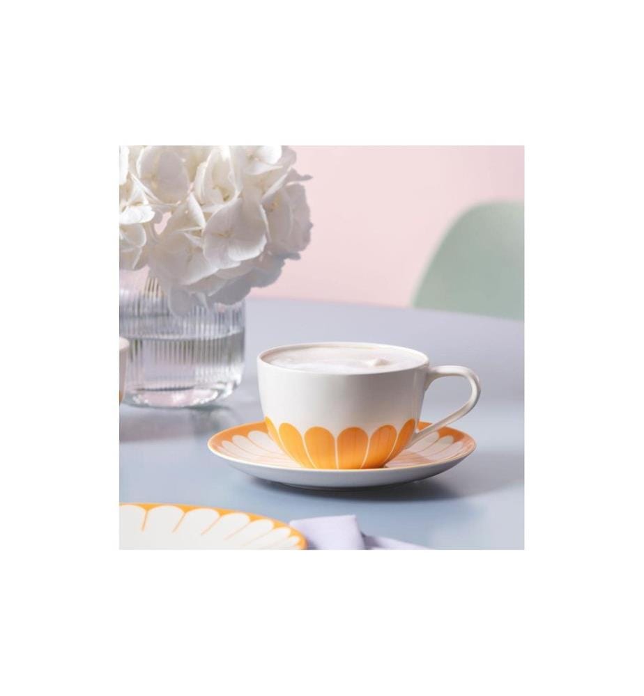 VILLEROY & BOCH - Fleur Soleil Capppuccinotasse, 6 Stück