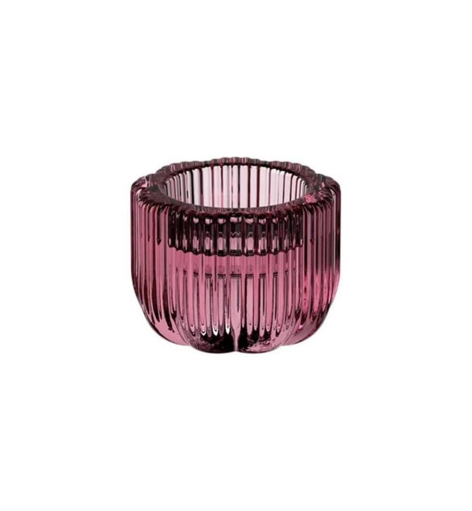 VILLEROY & BOCH - Fleur Kerzenständer cassis, 6 Stück