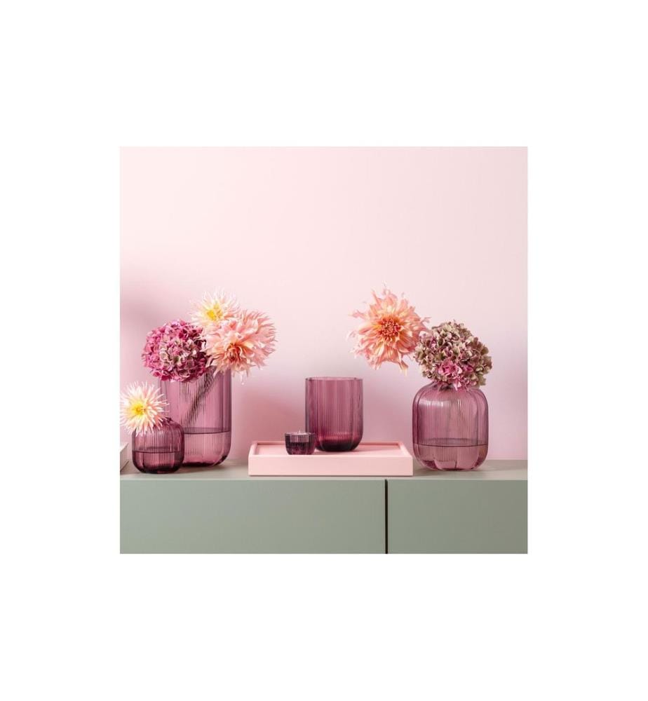 VILLEROY & BOCH - Fleur Kerzenständer cassis, 6 Stück