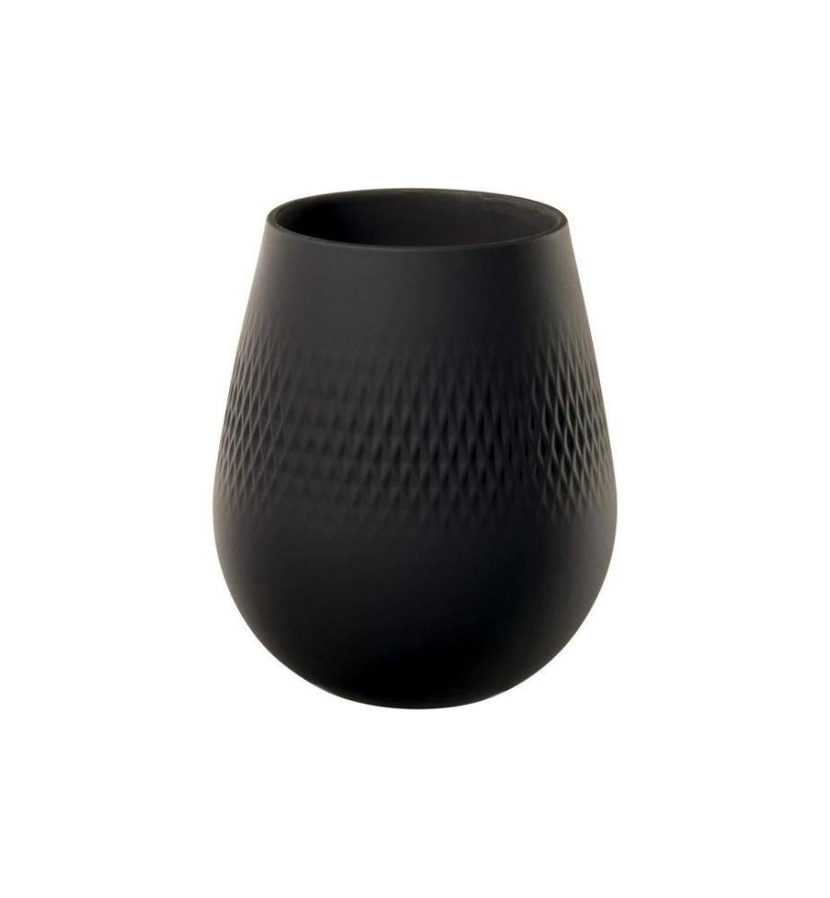 VILLEROY & BOCH - Vase Collier noir Carré No.2 Schwarz