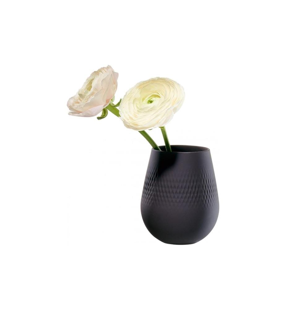 VILLEROY & BOCH - Vase Collier noir Carré No.2 Schwarz