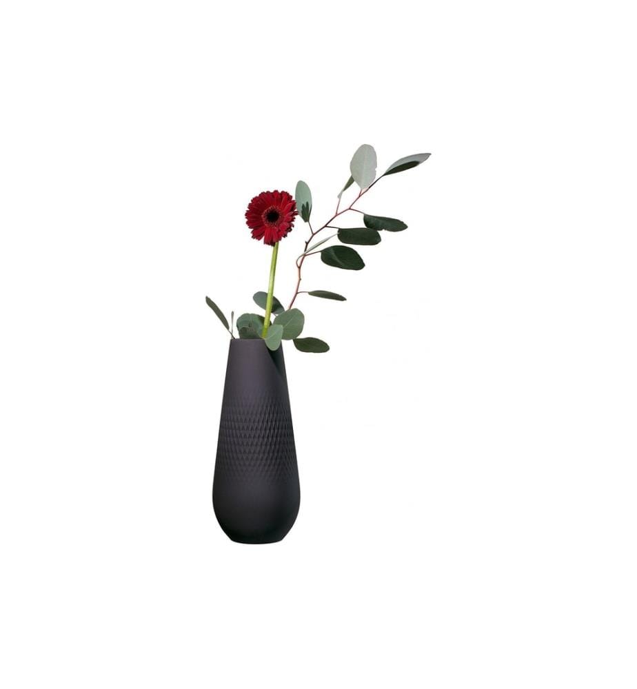 VILLEROY & BOCH - Vase Collier noir Carré No.3 Schwarz