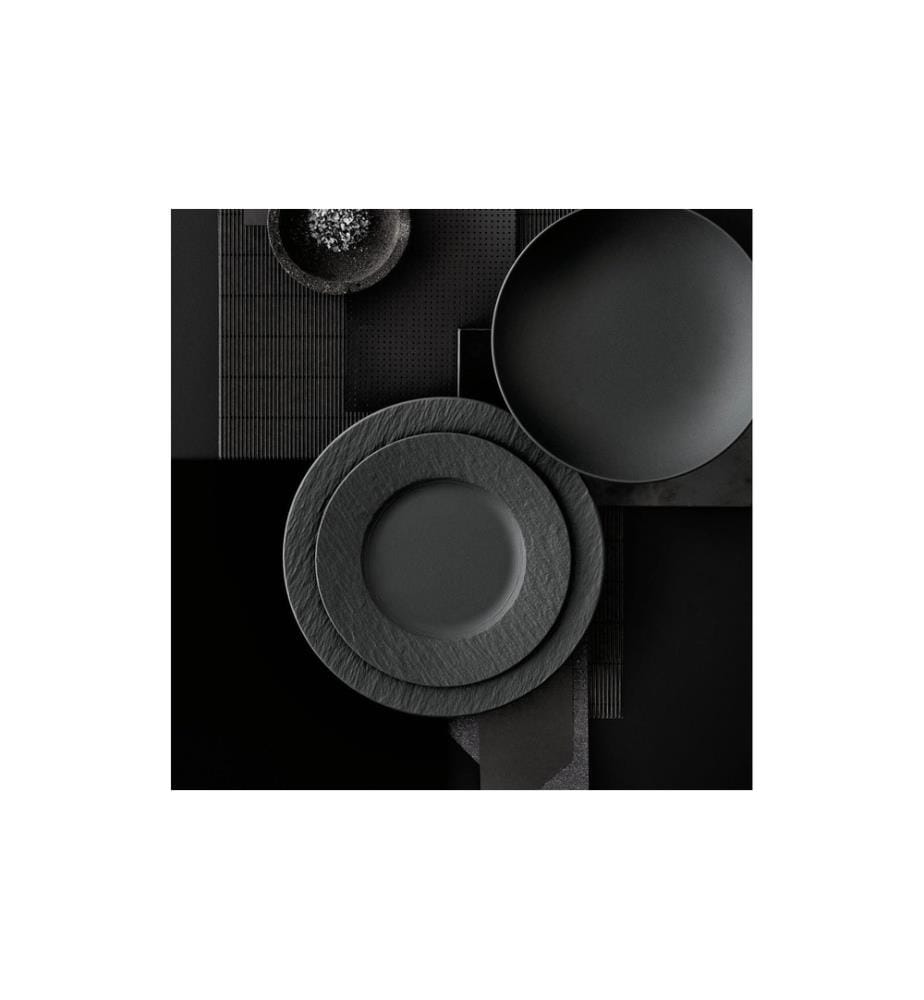 VILLEROY & BOCH - Frühstücks- & Dessertteller Manufacture Rock Schwarz