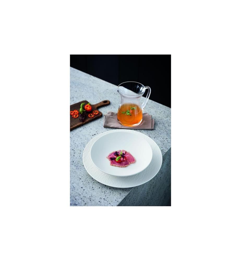 VILLEROY & BOCH - Assiette de soupe et de pâtes Manufacture Ø 23.5 cm, 6 Pièce/s, Blanc