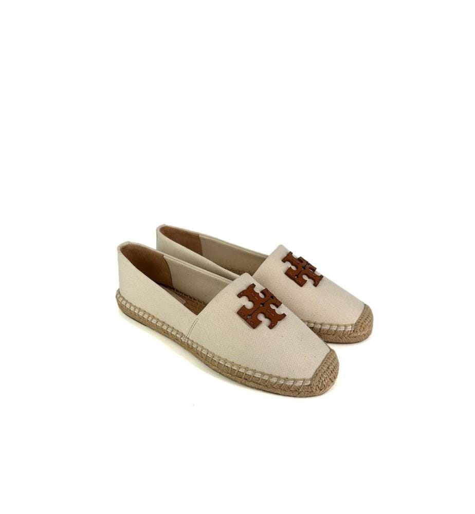 Espadrilles plates - Beige et Ambre
