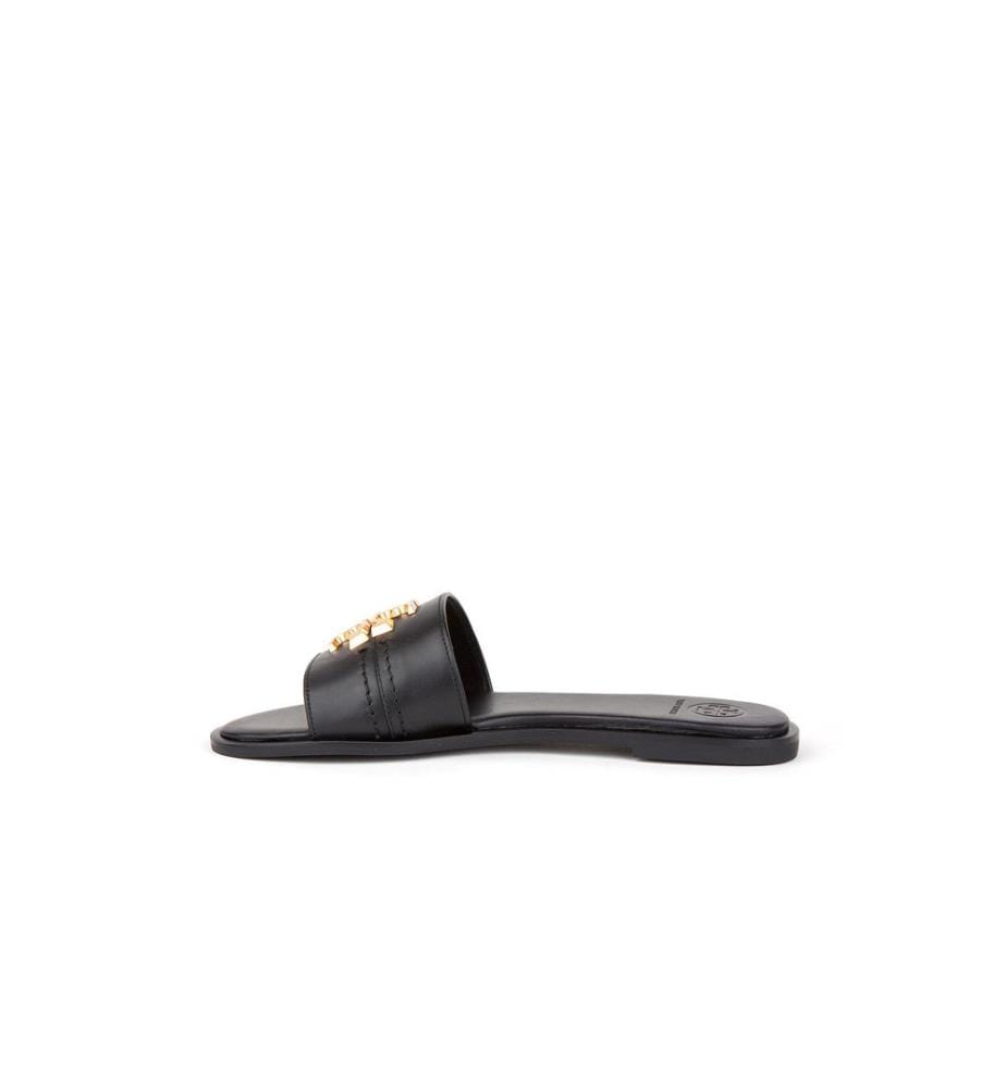 Flache Sandalen - Schwarz
