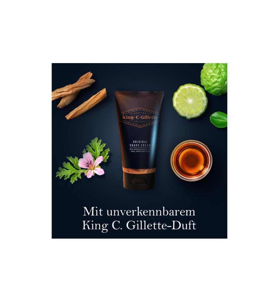 King C. Gillette - Rasiercreme 175 ml