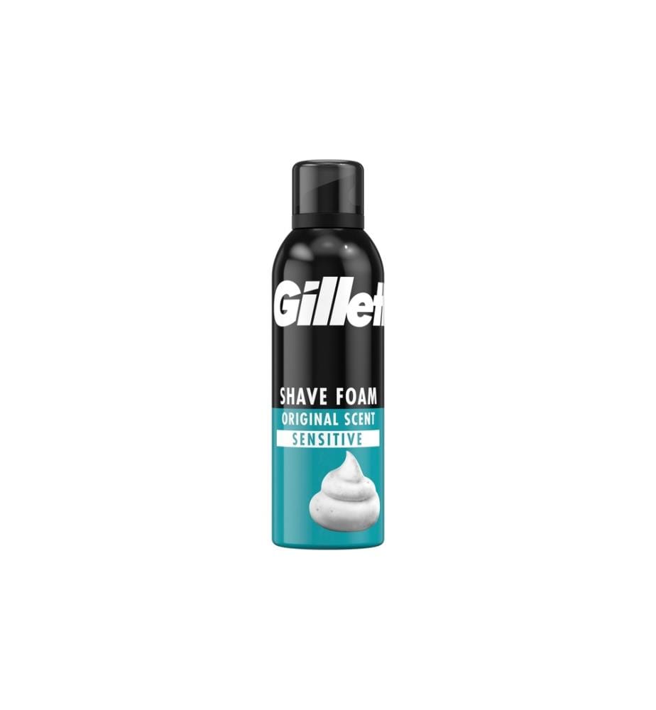 GILLETTE - Mousse à raser Sensitive Basis 200 ml