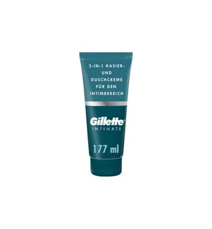 GILLETTE - Rasier- und Duschcreme Intimate 2-in-1 177 ml