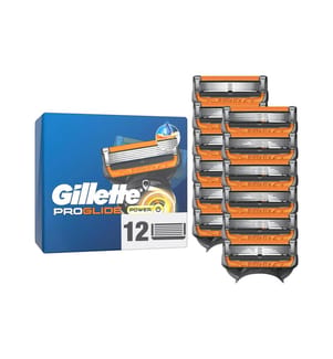GILLETTE - Lames de rasoir Fusion5 Proglide Power 12 pièces