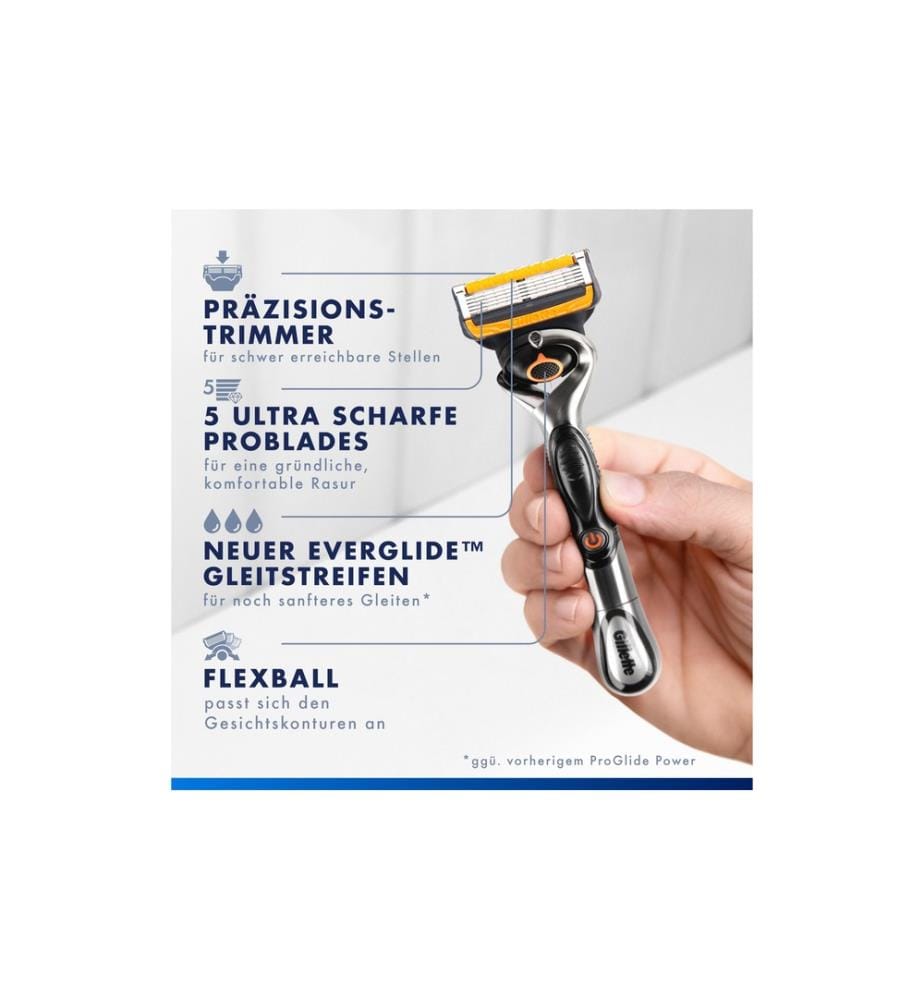 GILLETTE - Rasierklingen Fusion5 Proglide Power 12 Stück