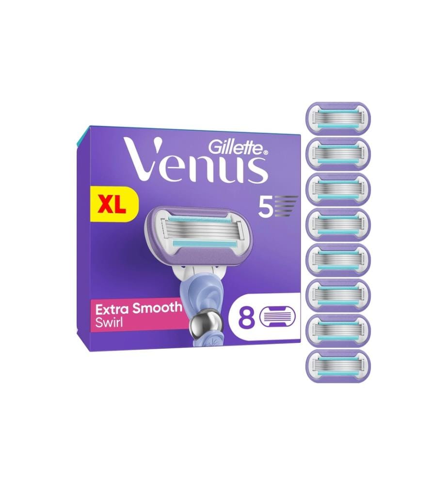 GILLETTE - Venus Lames de rasoir Extra Smooth Swirl 8 pièces