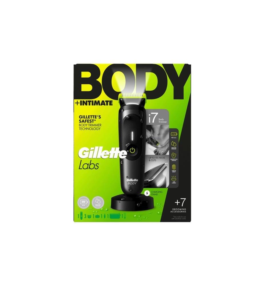 GILLETTE - Körperrasierer + Intimhaartrimmer für Männer i7