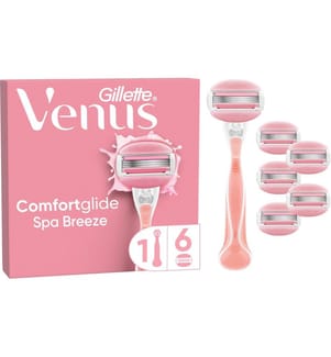 Gillette Venus Comfortglide Spa Breeze Systemklingen 6er + Handstück